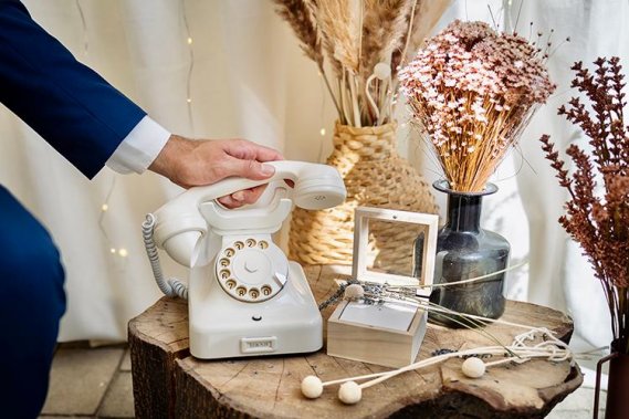 Telefon życzeń - Audio księga Gości Pozostałe Ślubuję / Fotobudka, Videobudka 360, Telefon Życzeń, Ciężki dym, Fontanna Iskier