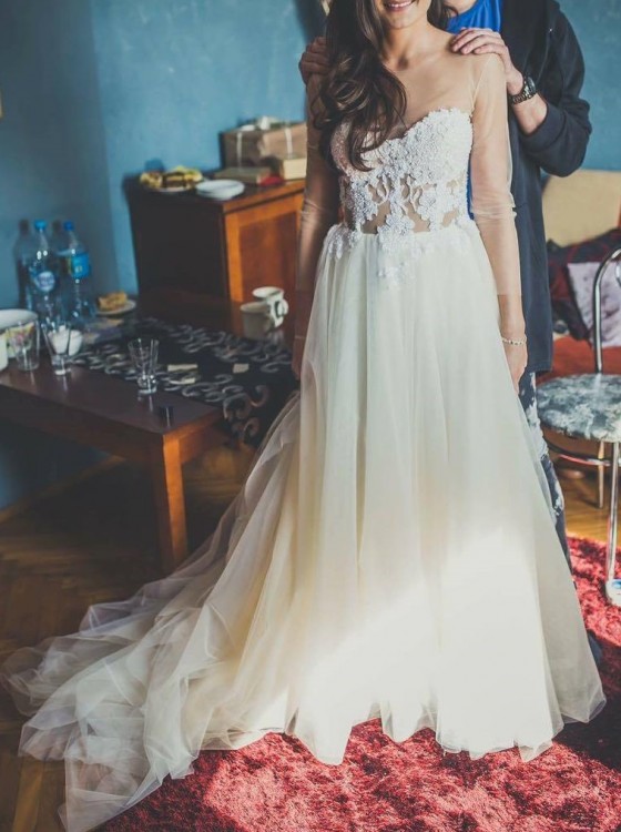 Przepiękna, wyjątkowa sukienka ślubna :)