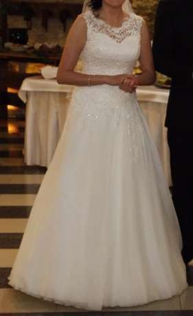 Suknia ślubna Carla - Ivory; model 2015; rozmiar 38