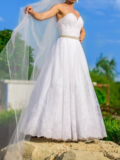 Przepiękna suknia ślubna!