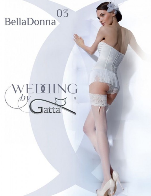 Pończochy Samonośne Wedding by Gatta Bella Donna
