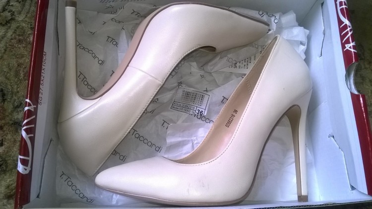 Buty ślubne kremowe r. 36 (24,5cm) jak NOWE!