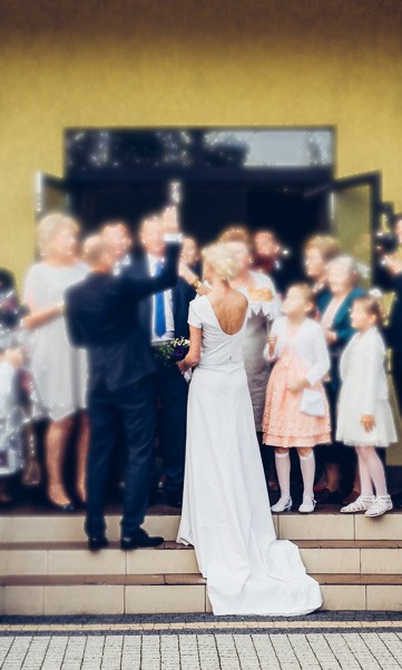 Suknia Elegancka Prosta Klasyczna