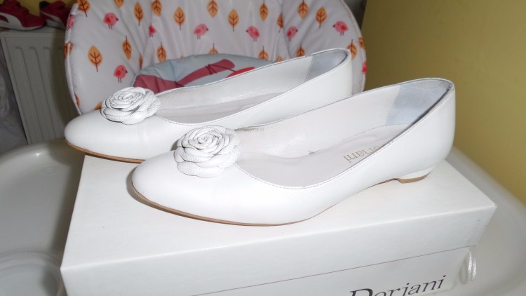 Buty ślubne Doriani - baleriny - rozmiar 37 - skóra
