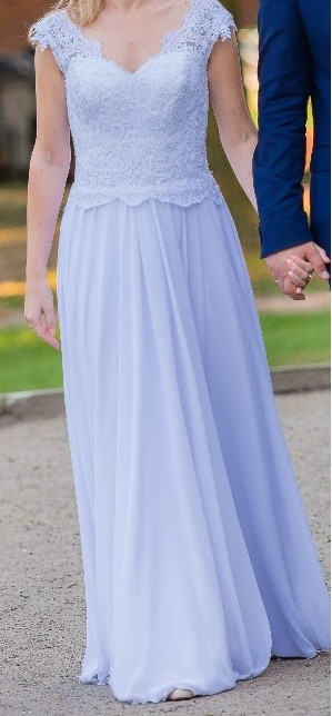 Piękna biała suknia ślubna koronka + muślin. Rozm. 36/38