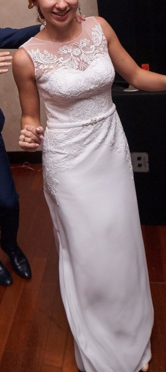 Suknia ślubna - Papa Michel - Lampard. Rozmiar S (166cm)