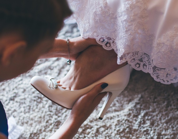 buty ślubne Unisa 38,5 Svarovski