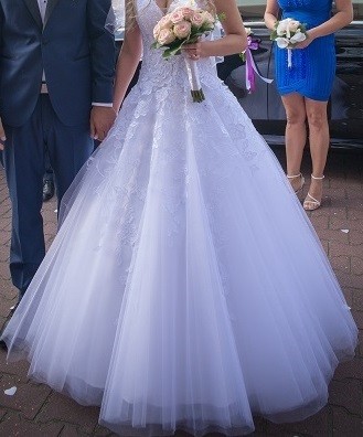 Suknia Ślubna princess Marka Agora 2016r.
