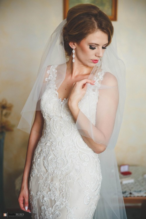 Cudowna suknia ślubna Enzoani Jazzy + 2 welony