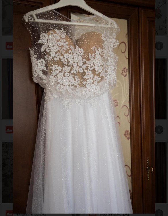 SUKNIA ŚLUBNA rozmiar 34/36