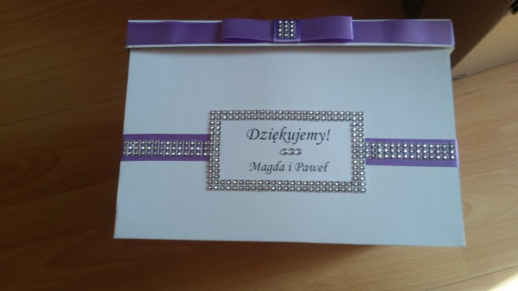 Pudełko na koperty ślub wesele