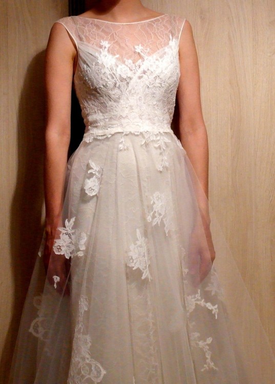 Suknia ślubna ANNA KARA model SNOW 34/36 + welon gratis