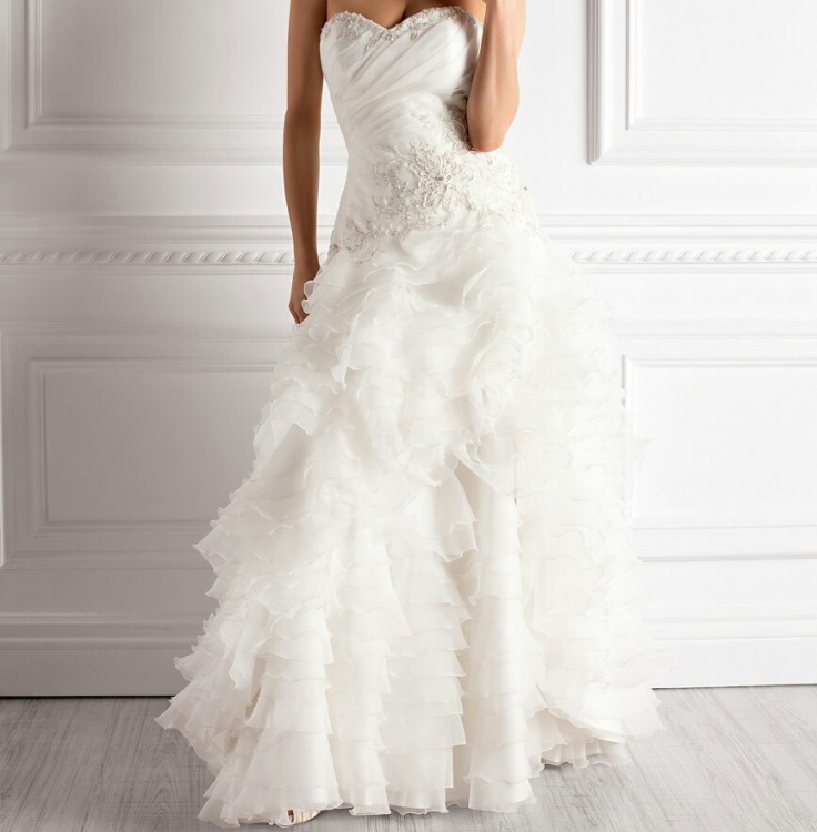 Suknia ślubna hiszpanka długa/krótka 2 w 1,welon gratis.