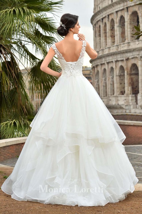 Suknia Ślubna 2017 Monica Loretti Falbany 40