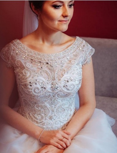 Suknia ślubna, moja perełka