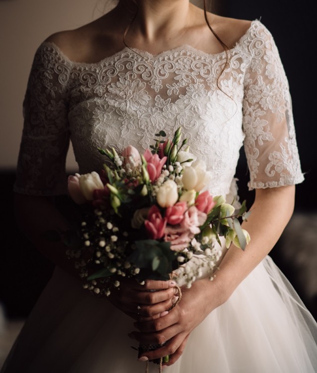 Włoska suknia ślubna