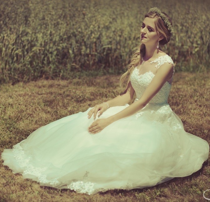 SUKNIA ŚLUBNA SPOSOBELLA VANILLA ASPAZJA 1433 ROZMIAR 34 XS