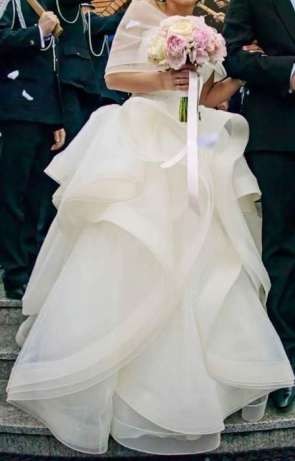 Suknia ślubna- Falbany- Kolekcja 2017