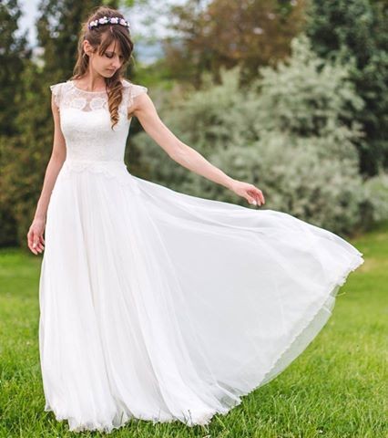 Suknia Anna Kara Chloe White 34