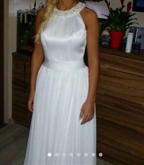 Suknia ślubna plus sukienka dla córki