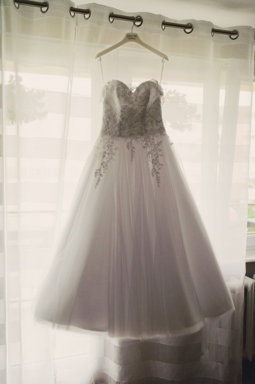 Piękna tiulowa Suknia Ślubna AMBER kolekcja 2016, rozm 38