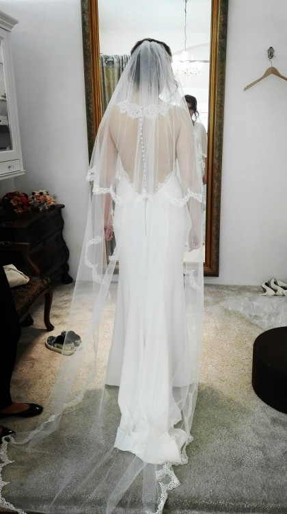 Efektowna suknia ślubna w bardzo dobrym stanie, rozm. 36/38