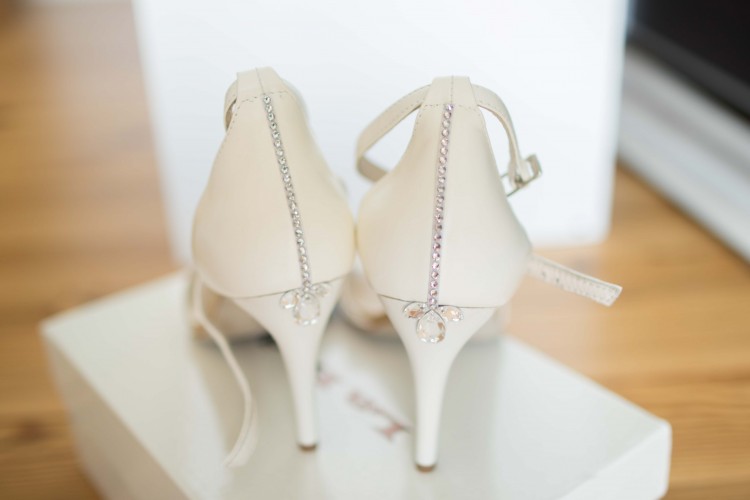 Buty ślubne LaBoda z kryształkami od Svarowskiego
