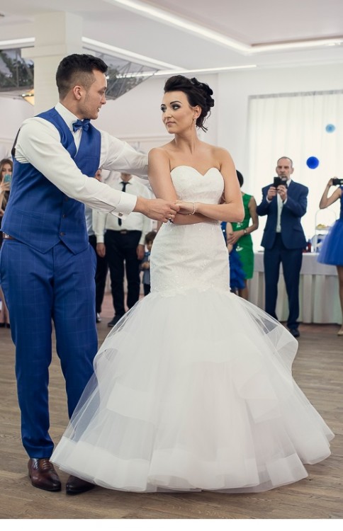 Suknia Ślubna MELODY AFRODYTA Syrenka,Rozmiar 36/38/40