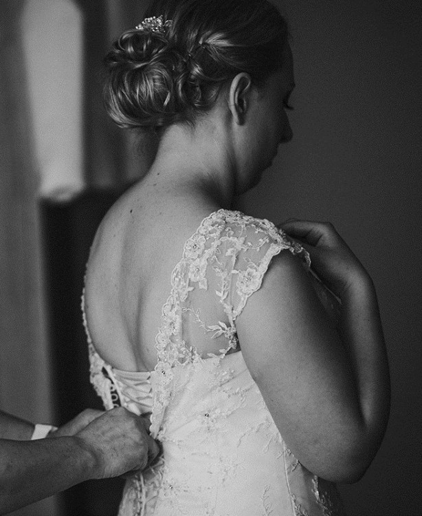 Suknia ślubna własnego projektu