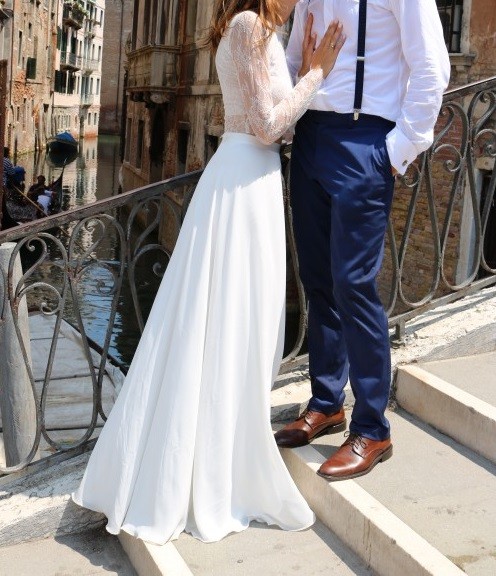 Suknia ślubna rozm. 34/36 ecru