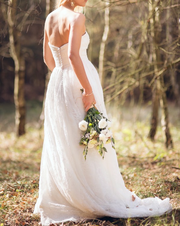 Romantyczna suknia ślubna