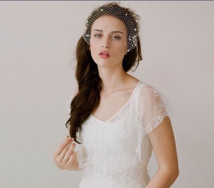 Woalka ivory