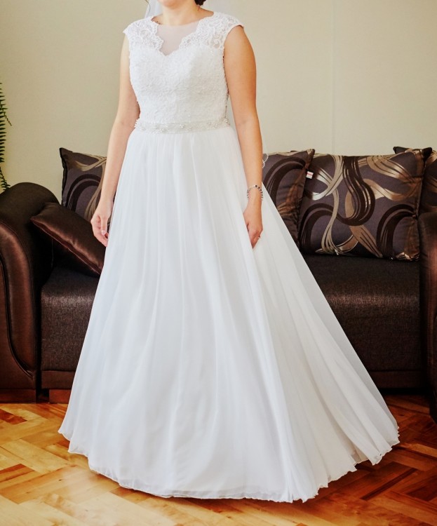 Suknia ślubna Nicea Afrodyta 2017- zdobienia, koronka