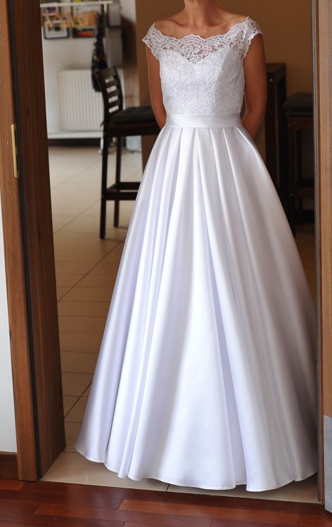 Jedyna w swoim rodzaju suknia ślubna.