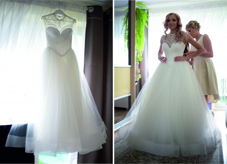 Przepiękna suknia typu Princessa