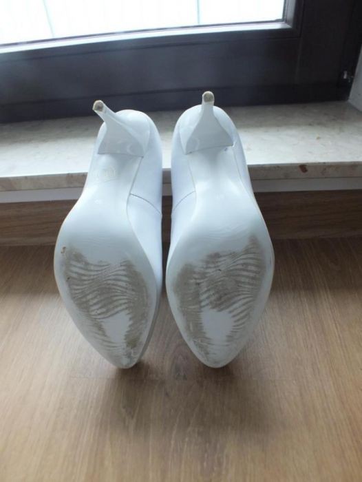 Buty ślubne białe