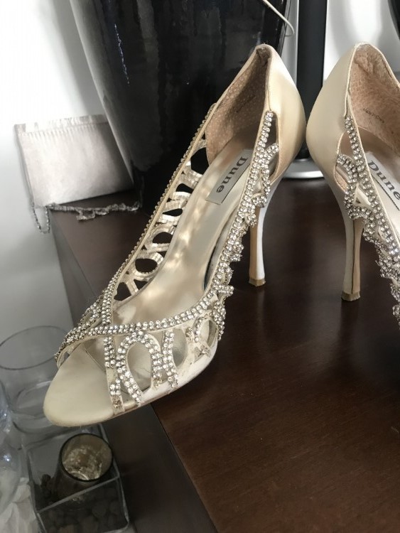 Buty slubna Dune - kolor szampanski