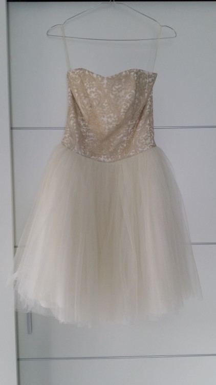 Sukienka tiulowa, ślub, poprawiny