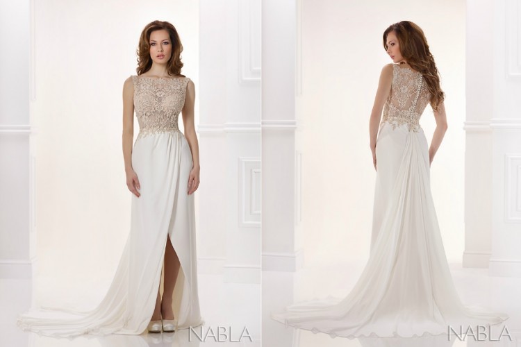 Suknia ślubna - NABLA "Paulena" + Szal
