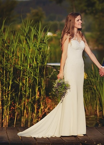 Suknia Ślubna Vanilla Sposa Beatrice roz. 34/36 + Welon