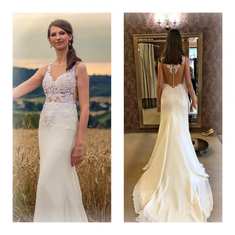 Suknia Ślubna rozm. 34/36 Tina Valerdi- Milana 2017