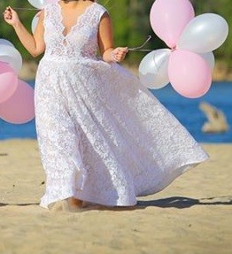 Piękna suknia ślubna