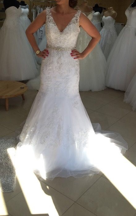 Suknia ślubna Mori Lee, model 2715, biała