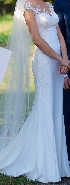 Suknia Ślubna Vanilla Sposa Beatrice roz. 34/36 + Welon