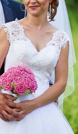 Piękna suknia ślubna Afrodyta