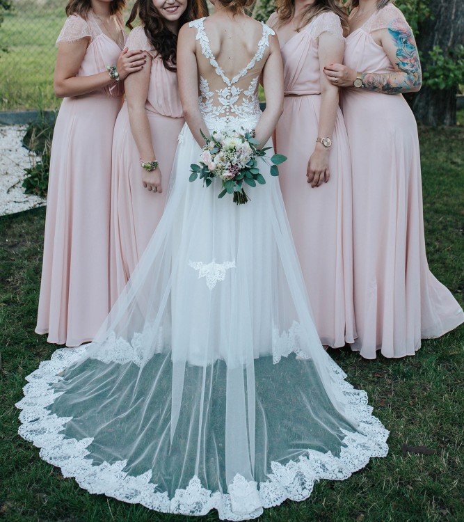 BOHO Suknia ślubna - Sweetheart 6157, Rozmiar 34/36