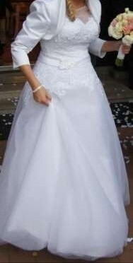 Suknia ślubna 40 + bolerko