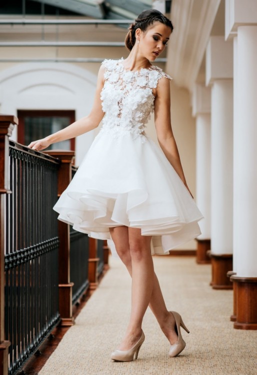 Śliczna suknia ślubna IGAR 1712 EUPHORIA 2017 + pareo (2w1)