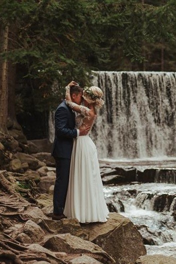 Suknia ślubna muślinowa MILLA NOVA VANESSA 34/36