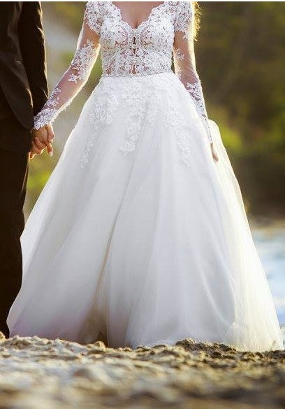 Sprzedam niepowtarzalną suknię ślubną rozmiar 34/36